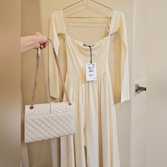 ZARA STUDIO LIMITED EDITION OFF-THE-SHOULDER JUMPSUIT - Picture 15 of 17